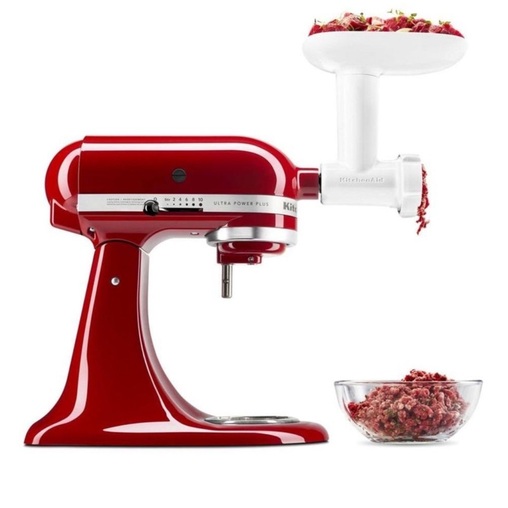 KitchenAid KSMFGA Food Grinder Attachment - White.